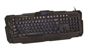 Tastatura Cu Fir Iluminata Vakoss X-K1755UK USB Negru