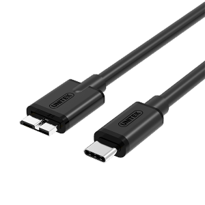 Unitek Cablu USB tip-C - microUSB 3.0, Y-C475BK