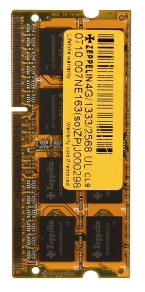 Memorie Laptop Zeppelin DDR3 4GB 1333MHz SODIMM