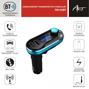 ART CAR TRANSMITER FM MP3 display 1.4-- with BT