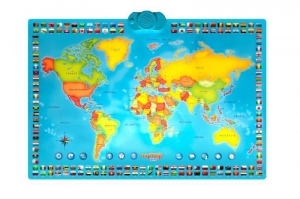 Harta interactiva a lumii bilingv RO/EN