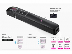 Scanner Avision Miwand 2 Wifi - black -The Dock Station are separate