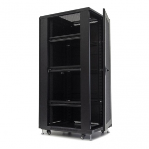 Rack Netrack standing server cabinet 32U/800x800mm (perforated door)-black 