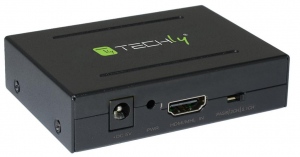 Techly HDMI audio extractor RCA R/L SPDIF Toslink 2.0 CH / 5.1 CH