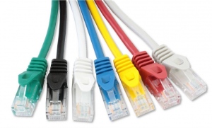TechlyPro Cablu reÈ›ea patch cord RJ45 Cat6 U/UTP 20m alb 100% cupru