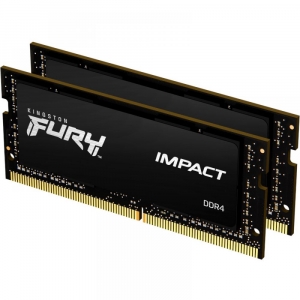 Kit Memorie Laptop Kingston FURY Impact 16GB (2 x 8GB) DDR4, 2666 MHz, PC4-21300, CL15, 1.20V, SO-DIMM