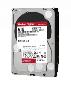 HDD Western Digital Red Plus 6TB 3.5 5400rpm 256MB SATA