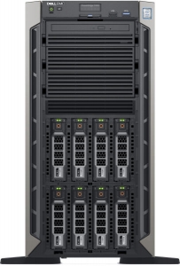 Server Tower Dell PowerEdge T440 Intel Xeon Silver 4210 2.2G, 10C/20T, 9.6GT/s, 13.75M Cache, Turbo, HT (85W) DDR4-2400, 1x 16GB RDIMM, 3200MT/s, Dual Rank, 1x 600GB 10K RPM SAS 12Gbps 512n 2.5in Hot-plug Hard Drive, 3.5in HYB CARR, PERC H730P RAID Controller, 2GB NV