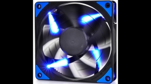Cooler DEEPCOOL PC 120x120x25 mm, blue LED, PWM, Fluid Dynamic Bearing, MTBF 100.000 ore, pale dual-layer detasabile, 