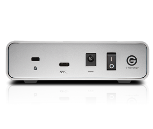 External HDD G-DRIVE USB-C, 3.5--, 4TB, USB 3.1, silver