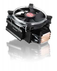 Raijintek Leto Pro CPU Cooler, black, RGB-LED - 2x120mm