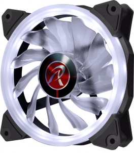 Raijintek IRIS 12 LED Fan, white - 120mm