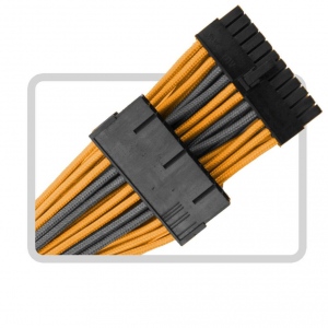 EVGA 100-G2-06KO-B9 EVGA Orange/Black Power Supply Cable Set 550-650 G2/P2/T2