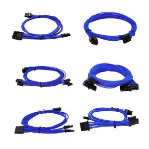 EVGA 100-G2-06LL-B9 EVGA Light Blue Power Supply Cable Set 550-650 G2/P2/T2
