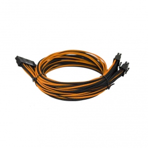 EVGA 100-G2-13KO-B9 EVGA Orange/Black Power Supply Cable Set 1000-1300 G2/P2/T2