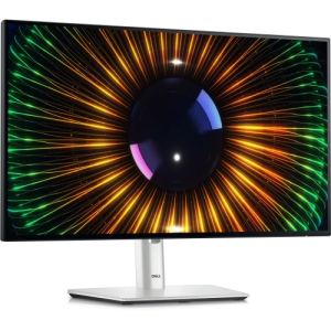 Monitor Dell UltraSharp IPS LED 23.8 inch U2424HE Full HD (1920 x 1080) HDMI DisplayPort Pivot 120 Hz 5 ms (Argintiu)