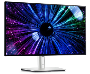 Monitor IPS LED Dell UltraSharp 23.8 inch U2424HE Full HD (1920 x 1080) HDMI DisplayPort Pivot 120 Hz 5 ms (Argintiu)