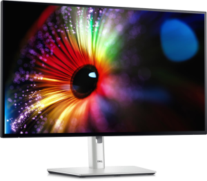 Monitor Dell IPS LED 27 inch U2724D QHD (2560 x 1440) HDMI DisplayPort Pivot 120 Hz (Argintiu)