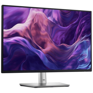 Monitor Dell IPS LED 24.07 inch P2425 1920 x 1200 VGA HDMI DisplayPort Pivot 100 Hz (Negru/Argintiu