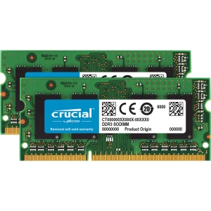 Memorie Laptop Crucial 16GB kit (8GBx2)DDR3L 1333MT/s CL9 SODIMM 204pin 1.35V/1.5V for Mac