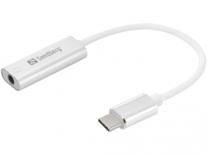 Sandberg adaptor audio USB-C