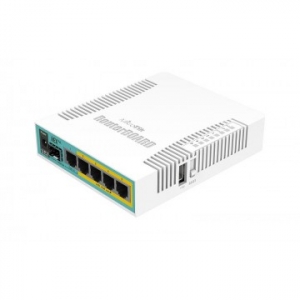MikroTik RB960PGS hEX PoE L4 128MB RAM, 5xLAN, 1xSFP, 1xUSB, port 2-5PoE output