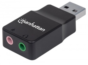 Manhattan Hi-Speed USB 2.0 audio stereo 2.1 sound adapter 2x Jack 3.5mm