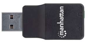 Manhattan Hi-Speed USB 2.0 audio stereo 2.1 sound adapter 2x Jack 3.5mm