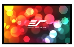 RESIGILAT Ecran de proiectie cu rama fixa SB110WH2 de la Elitescreens, marime vizibila 243.5 cm x 137 cm, 16:9