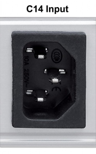 Intellinet Power strip rack 19-- 1U 110V - 250V/10A 8x C13 sockets 2m power cord