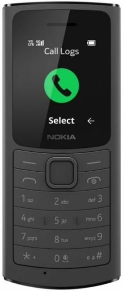 Telefon 110 4G Dual SIM Black, 