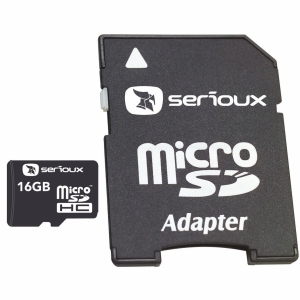 Card De Memorie Serioux 128GB UHS-I Clasa 10 + Adaptor Black