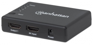 Manhattan AV HDMI 1.4 splitter 1x4 4K@30Hz UHD AC power