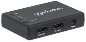 Manhattan AV HDMI 1.4 splitter 1x4 4K@30Hz UHD AC power