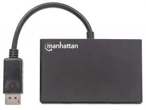 Manhattan 4-port AV DisplayPort splitter 1x4 with MST hub 4K@30Hz