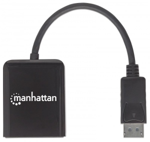 Manhattan 2-port AV DisplayPort splitter 1x2 with MST hub 4K@30Hz