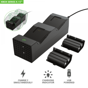 TRUST GXT 250 Duo Charging Dock for Xbox Series X / S