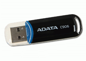 Memorie USB ADATA C906, 8GB, USB 2.0, Negru 