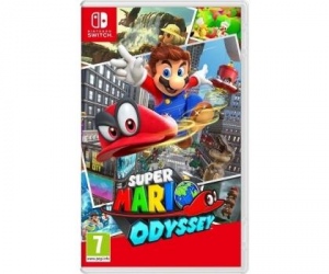 Nintendo Switch Console + Super Mario Odyssey + Splatoon 2