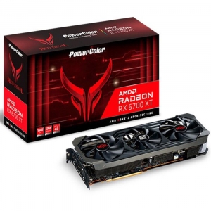 Placa Video PowerColor Red Devil AMD Radeon RX 6700XT OC 12GB 192 Bit