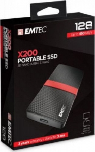 SSD USB-C 128GB EXT./X200 ECSSD128GX200 EMTEC