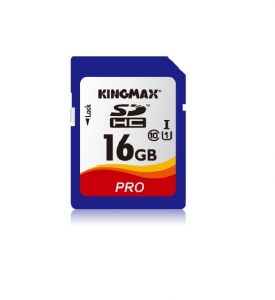Card De Memorie Kingmax  16 GB, SDHC, adaptor, standard UHS-1 V10 A1 
