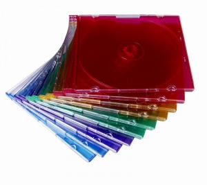 ESPERANZA Slim Box Color 5,2 mm for CD/DVD ( 10 Pcs. PACK)