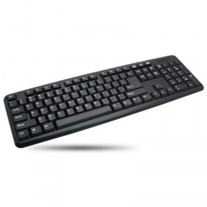 Tastatura Cu Fir Techly TastaturÄƒ USB 104 taste, tip US, Neagra