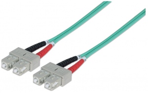 Intellinet Fiber optic patch cable SC-SC duplex 20m 50/125 OM3 multimode