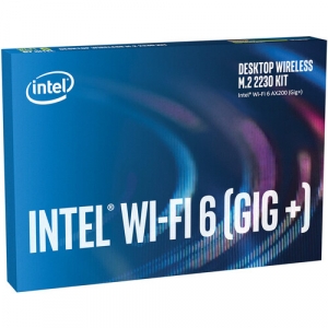 Kit Adaptor Wireless Intel Wi-Fi 6 (Gig+) Desktop AX200 M.2 2230
