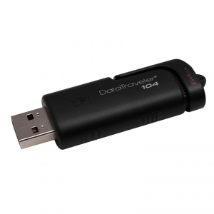 Memorie USB Kingston 64GB 2.0 DT104, Black