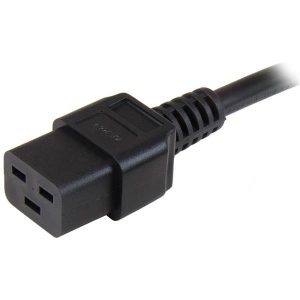 Manhattan Extension power cable IEC320 C14 to C19 10A 2m black