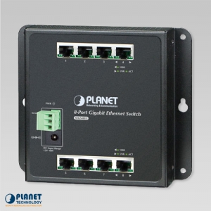 Switch Planet IP30 8 Porturi 10/100/1000 Mbps