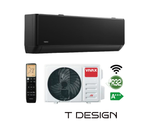 Aer Conditionat Vivax ACP-18CH50LCTI T Design R32 Wi-Fi Inverter 18000 BTU Clasa A+++